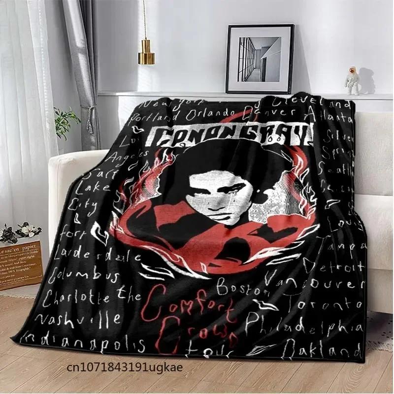 Conan Gray Poster Thin Blanket,POP Singer Posters Printed Soft Warm Flannel Sofa Bed Bedroom Blankets Home Travel,Decke,frazad