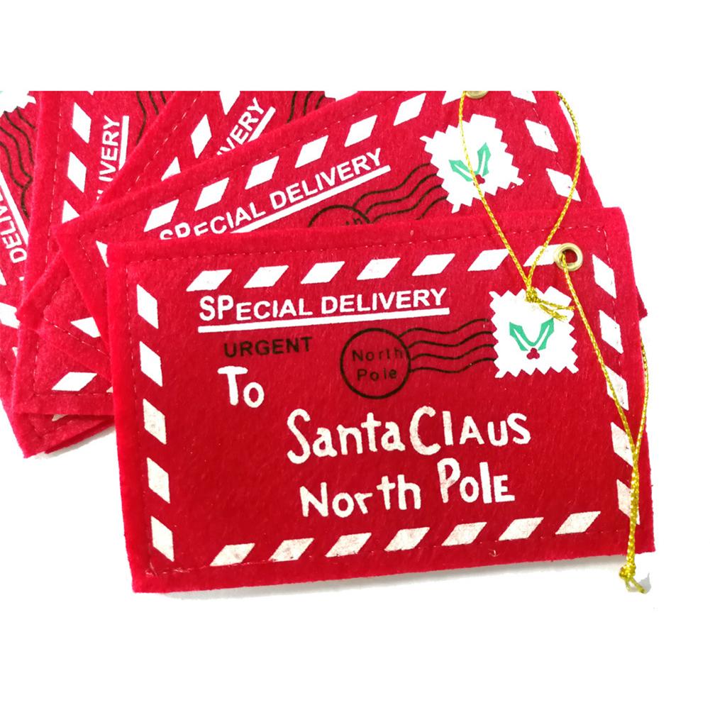 High Quality Christmas Envelopes Pack of 10 with Hanging Rope for Cards