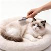 Dog And Cat Dematting Brush & Undercoat Rake, Professional Pet Dematting Comb With Wood Handle, Stainless Steel Deshedding Tool