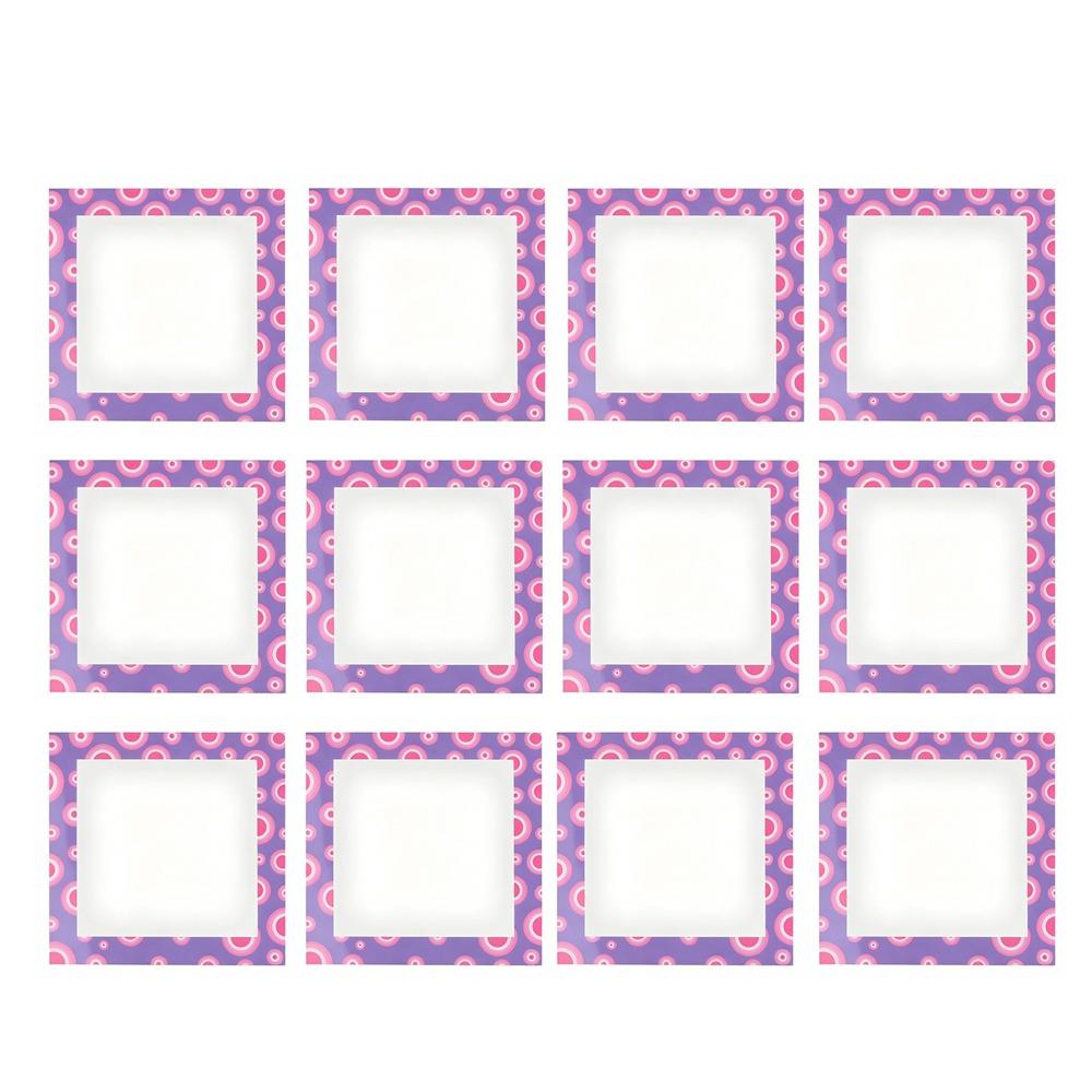 6/12Pcs Assist Aligning Diamond Painting Release Film Protective Frame Reusable Diamond Painting Alignment Tools 10cm 6 Patterns