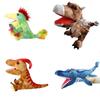 Jucărie de pluș cu marionetă de mână de dinozaur, moale și drăgălașă, pentru joaca imaginativă a copiilor