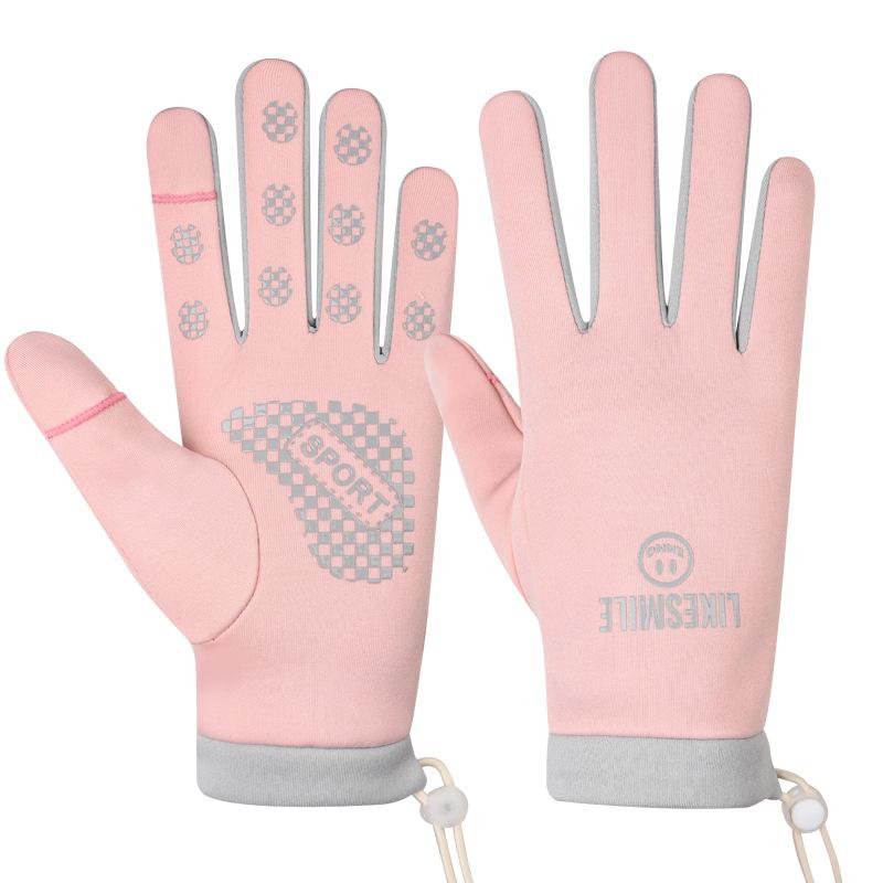 Gloves Women Autumn and Winter Warm Fleece Riding Driving Waterproof, Cold and Windproof Outdoor Flip Non-slip Gloves