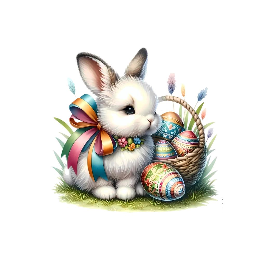 Easter Themed Easter Egg Wall Stickers, Wall Decorations, Holiday Decoration Stickers, PVC Self-adhesive Stickers