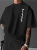 2026 Summer New Style Unisexs Pure Cotton TShirt Street Casual Fashion Comfortable Soft Breathable Simple Letter Pattern Print