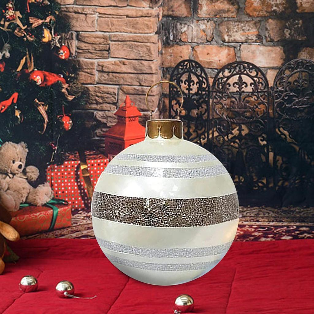 Large Christmas Inflatable Ball Outside Christmas Decorations Funny Inflatable Balloon for Porch Festival Wedding Party Garden