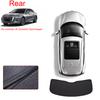 Car Black Windows Privacy Sunshade For HONGQI H5 2020-Present Auto Anti-UV Heat Insulation Protect Cover Interior Accessories