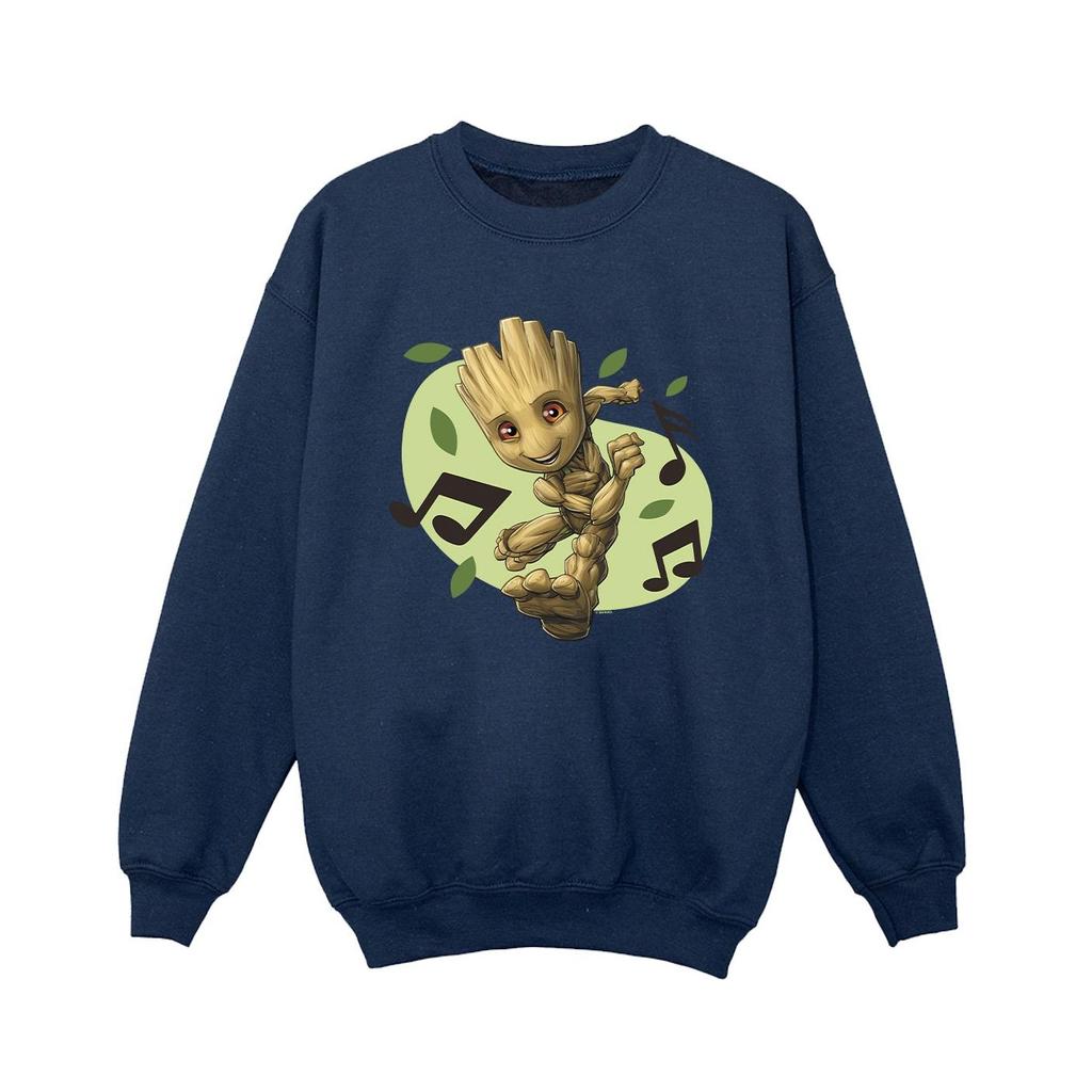 Marvel Jungen Guardians Of The Galaxy Groot Musical Notes Sweatshirt
