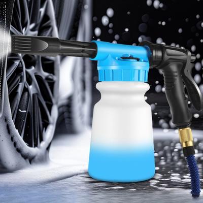 Foam Cannon for Hose Garden Foaming Sprayer 1L Handheld Pressurized Soap Foam Cannon Garden Hose Washer Accessories for Men