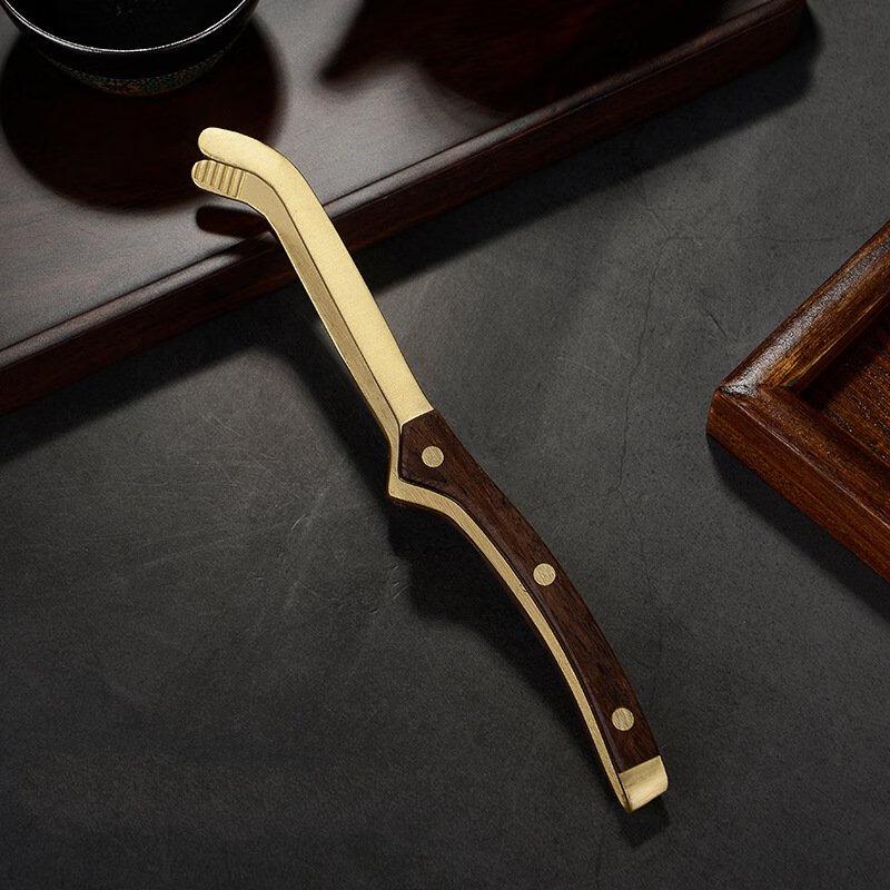 Ebony & Copper Wood Gongfu Tea Tongs