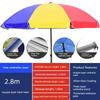 Outdoor Beach Parasol, Sun Umbrella, Large Commercial Umbrella for Shop Stalls, Waterproof and Sun-Protective Umbrella, Patio Umbrella, Canopy