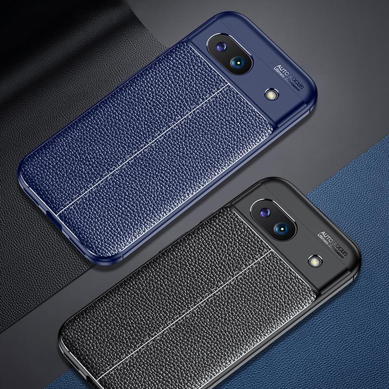 For Google Pixel 8A Case Google Pixel 8A Case Luxury Original TPU Shockproof PU Leather Silicone Phone Cover For Google Pixel 8A