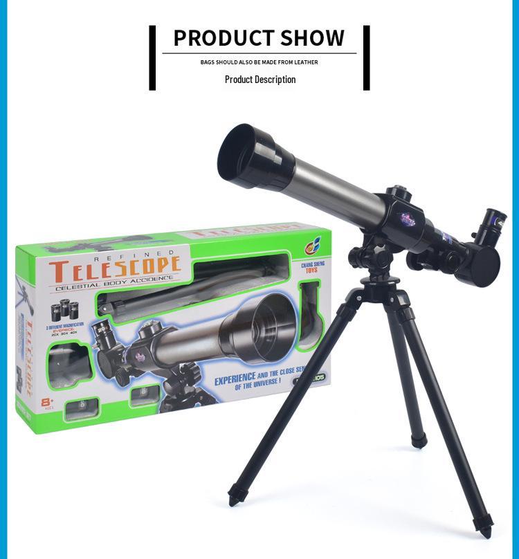 High-Definition Astronomical Telescope for Kids - 20-40x Eyepiece Science Experiment Toy