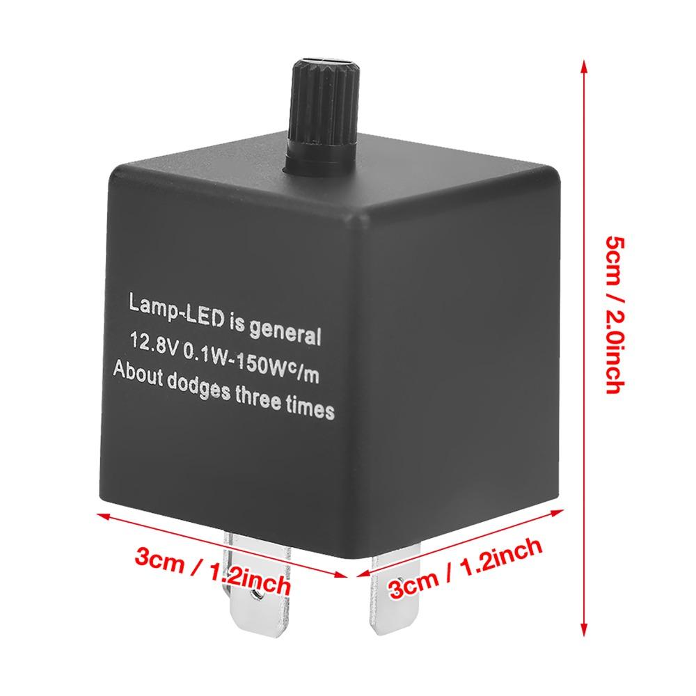 CF13 KT LED Flasher Relay 12.8 V 0.1W-150W Flash Relay Adjustable Flasher Car Blinker Systems