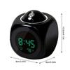 1 Stück Multifunktions-Projektions-Glockenspieluhr LED-Licht Projektions-Wecker Sprach-Glockenspieluhr Digitale Projektion Snooze-Uhr
