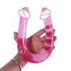 Adult Supplies Sex Toy Double Ended Realistic Dildo Flexible Jelly Dildos Penis Cock Anal Butt Plug Massager G-spot Stimulation