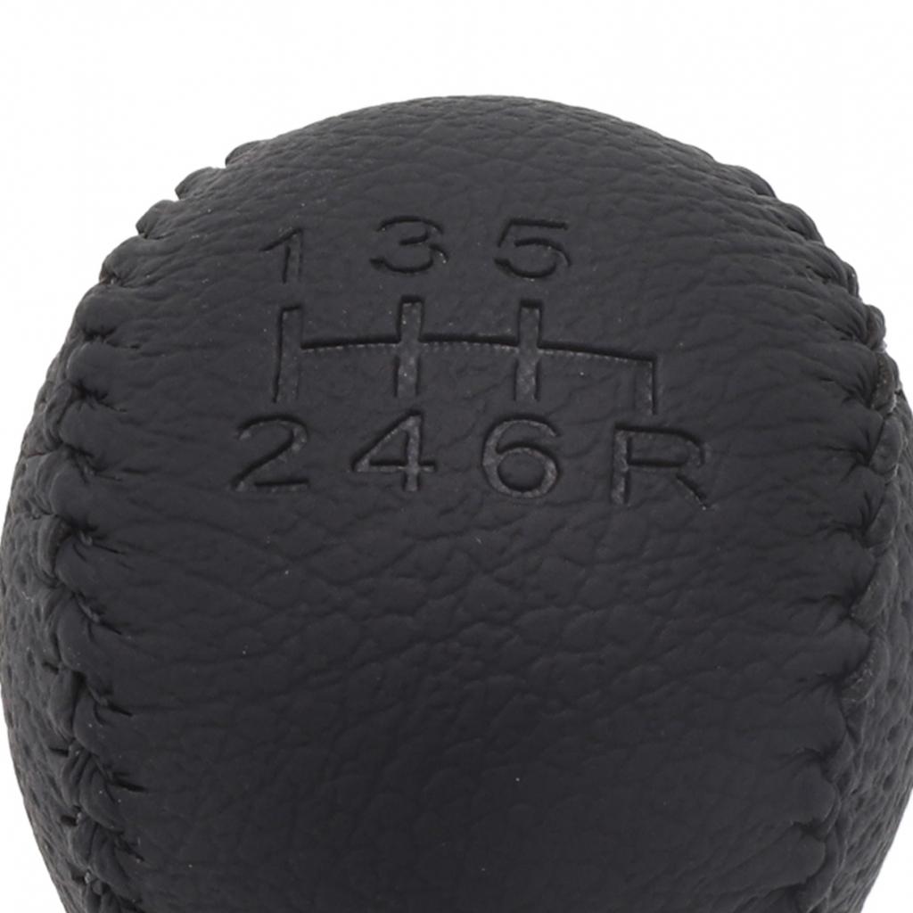 Gear Head Gear Shift Knob Black Plastic+Leather 3286540U00