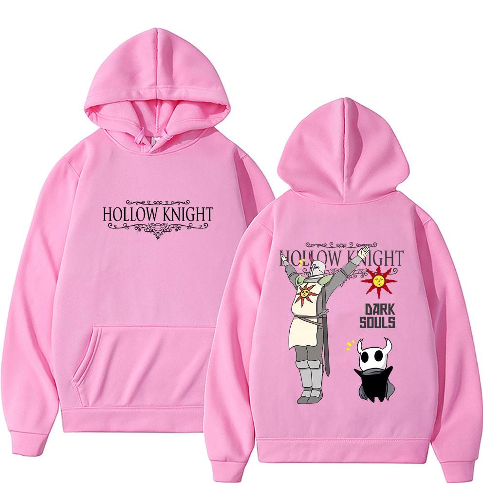 Spiel Hollow Knight Doppelseitiger Grafik-Hoodie Herren Damen Mode Übergroße Streetwear Unisex Vintage Lässige Pullover-Hoodies