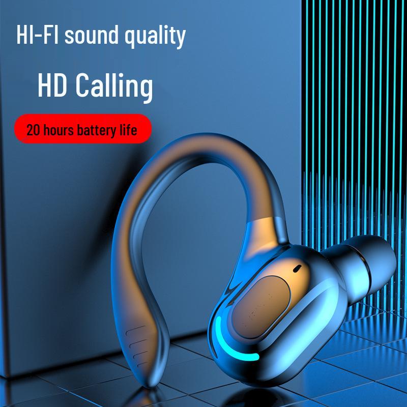 F8 Sports Ear-hook Wireless Bluetooth Headphones: Waterproof, Long Standby, Heavy Bass, Bluetooth 5.2