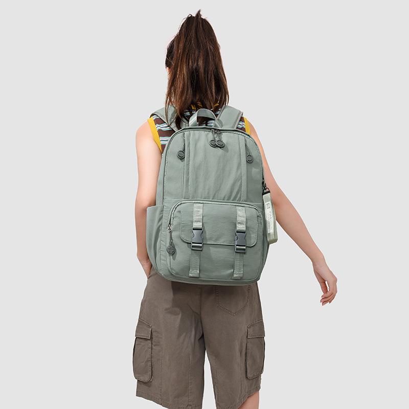 Schoolbag new sports and leisure backpack women's simple commuter travel backpack computer bag student fashion schoolbag