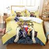 2024 FLCL Alternative Boys Bedroom Bedspread Single Twin Full Queen King Size Anime B Quilt Cover Pillowcaseed Sheet Set