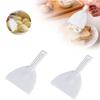 Pack of 2 Multipurpose Dough Cutter and Pizza Scraper with Comfortable Grip Ergonomic Handle Spatula for Home Use