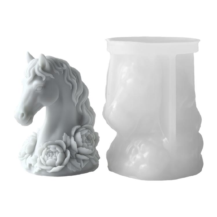 

User Friendly Horse Silicone Candle Mold Creative Soap Tool For New Starter Advanced Candle Making Enthusiasts