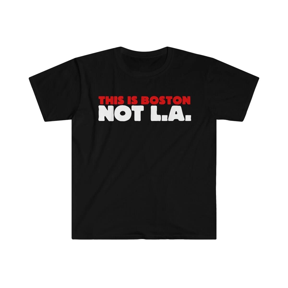 

This Is Boston Not LA T-Shirt hardcore punk freeze gang green f.u. s 1980 s M