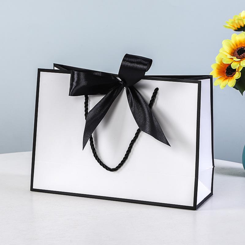 Gift, Cosmetic & Shopping Paper Bags with Bow Handles