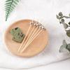 100pcs Mirror Finish Food Picks Disposable Bamboo Skewers Cake Toppers  Wedding Birthday Party