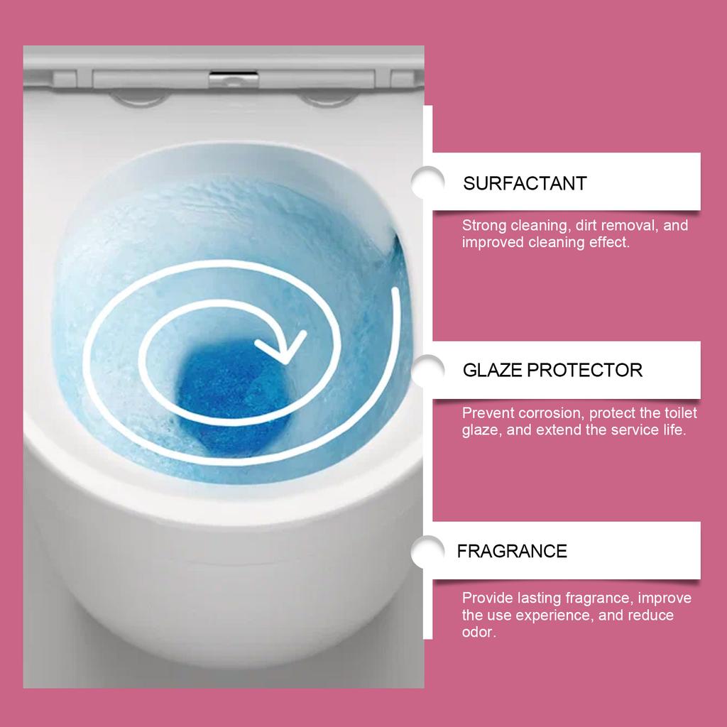Parfümierter Toilettenreinigungsstift - Toilettenreiniger zur Fleckenentfernung, Geruchsbeseitigung & frischem Duft, Toilettenreinigungsstift
