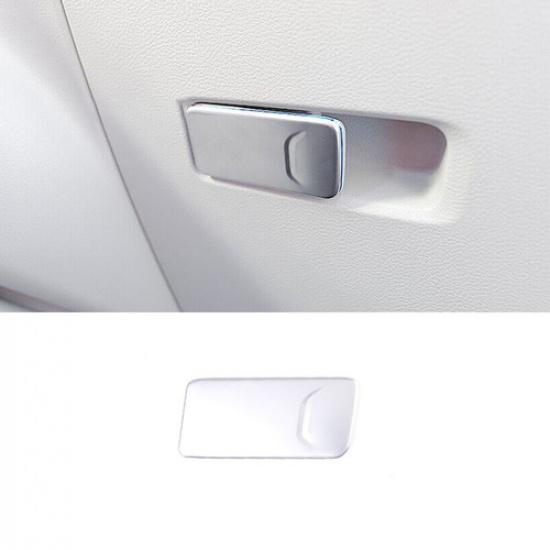 Co-Pilot Storage Box Handle Frame Trim For Jeep Renegade 2015- Matte Silver