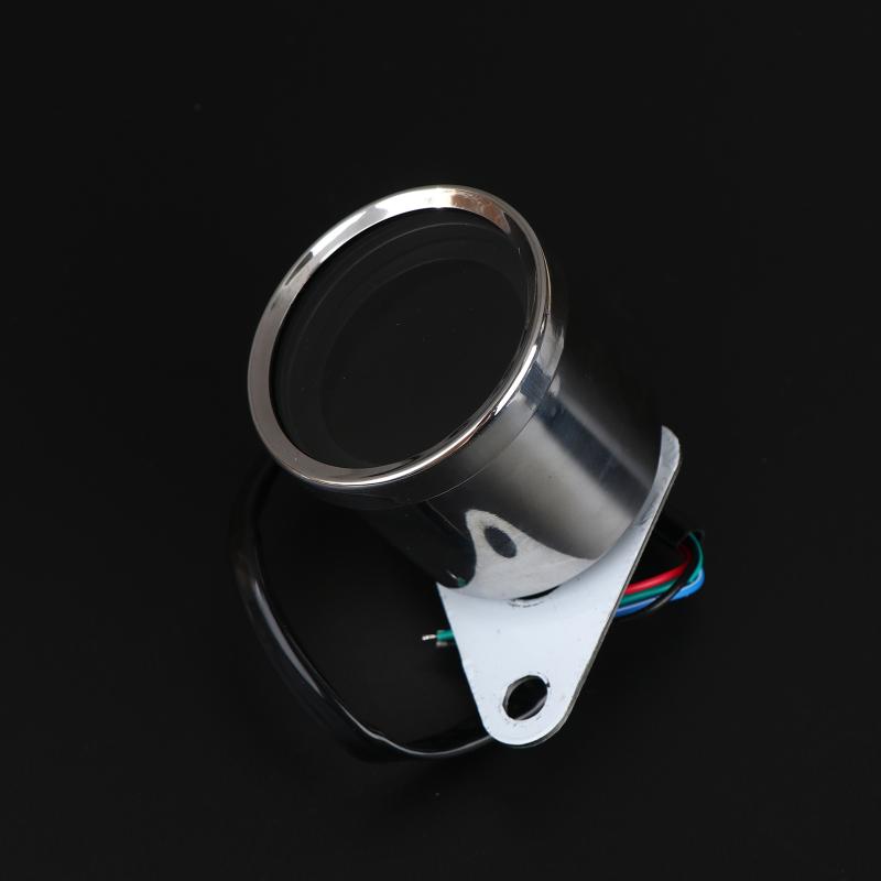 

Universal Motorcycle Digital Speedometer Odometer LED Display Tachometer Fuel Voltage Gauge Meter Panel For Motorcycle Scooter A серебряный
