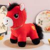 2026 Year of the Horse Zodiac Plush Toy - Cartoon Horse Mascot and Event Gift Stuffed Doll with Logo Option