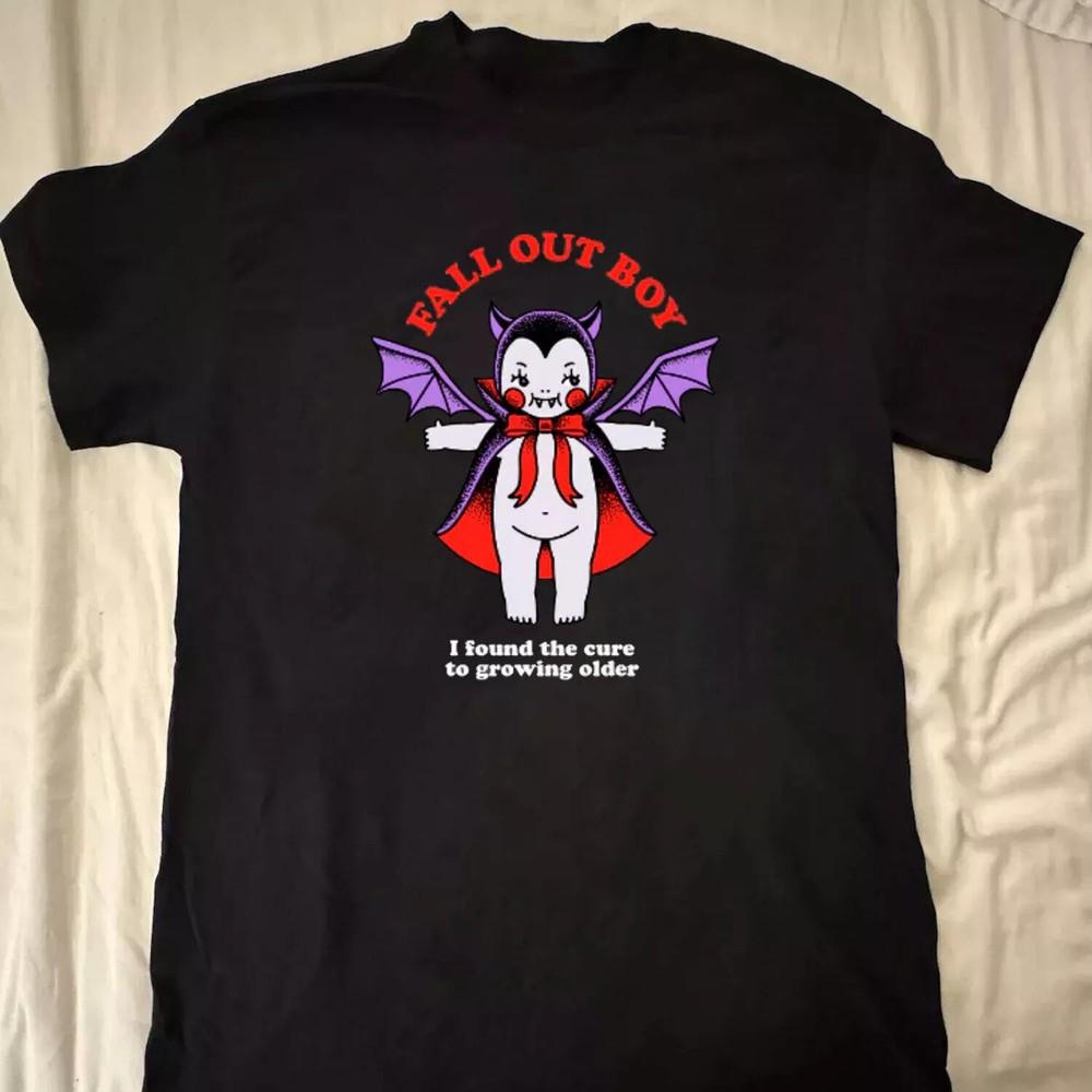 

Fall Out Boy I Found The Cure To Growing Older Halloween Exclusive T-shirts Unisex T-Shirt XL