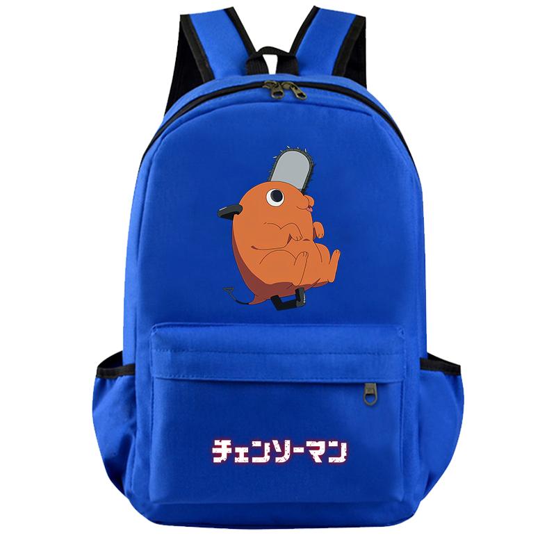 Anime Chainsaw Man Rucksack für Jungen Mädchen Hildren Zurück zur Schule Schultasche Student Kawaii Rucksack Luffy Nami Lysop Leichte Taschen
