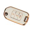 Jingyuqin 2/3 Buttons Soft TPU Car Key Case For Honda Accord Civic City CRV Jazz Crider Odyssey XR-V Vezel HR-V FRV Replace
