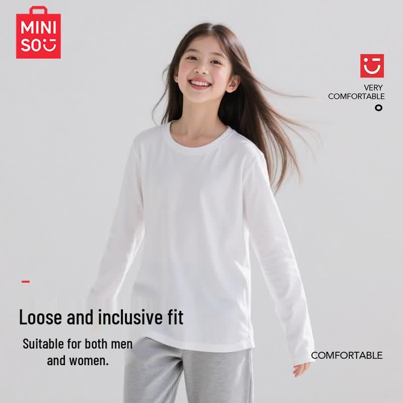 MINISO Kids' 2026 Animal Print Cotton T-Shirt