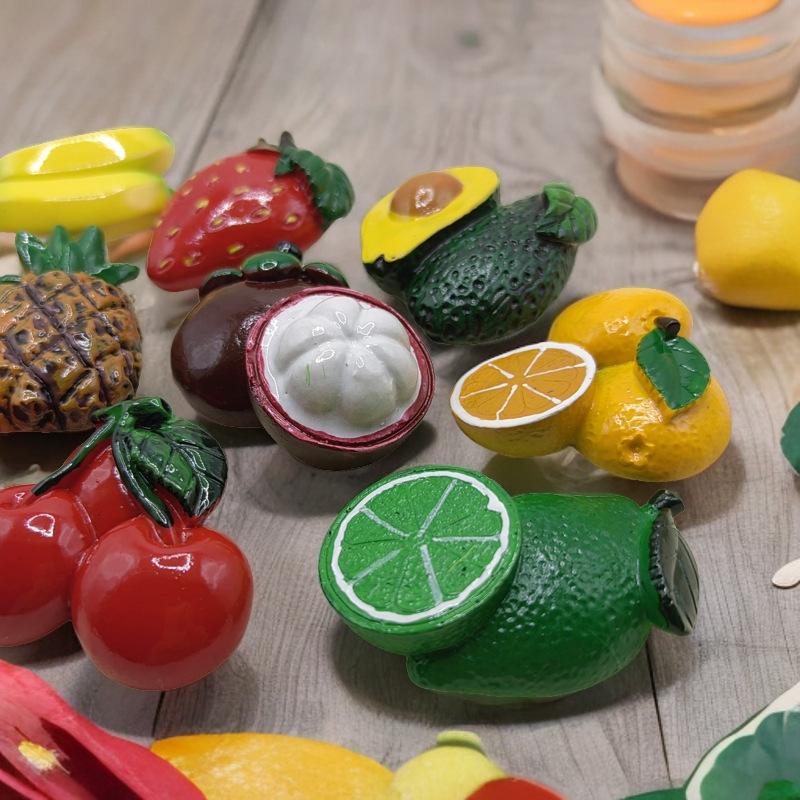 Creative Fridge Magnet Decor 3D Cute Cartoon Fruit Message Board Refrigerator Magnet Sticker for Kids Toy Gift Home Decoration