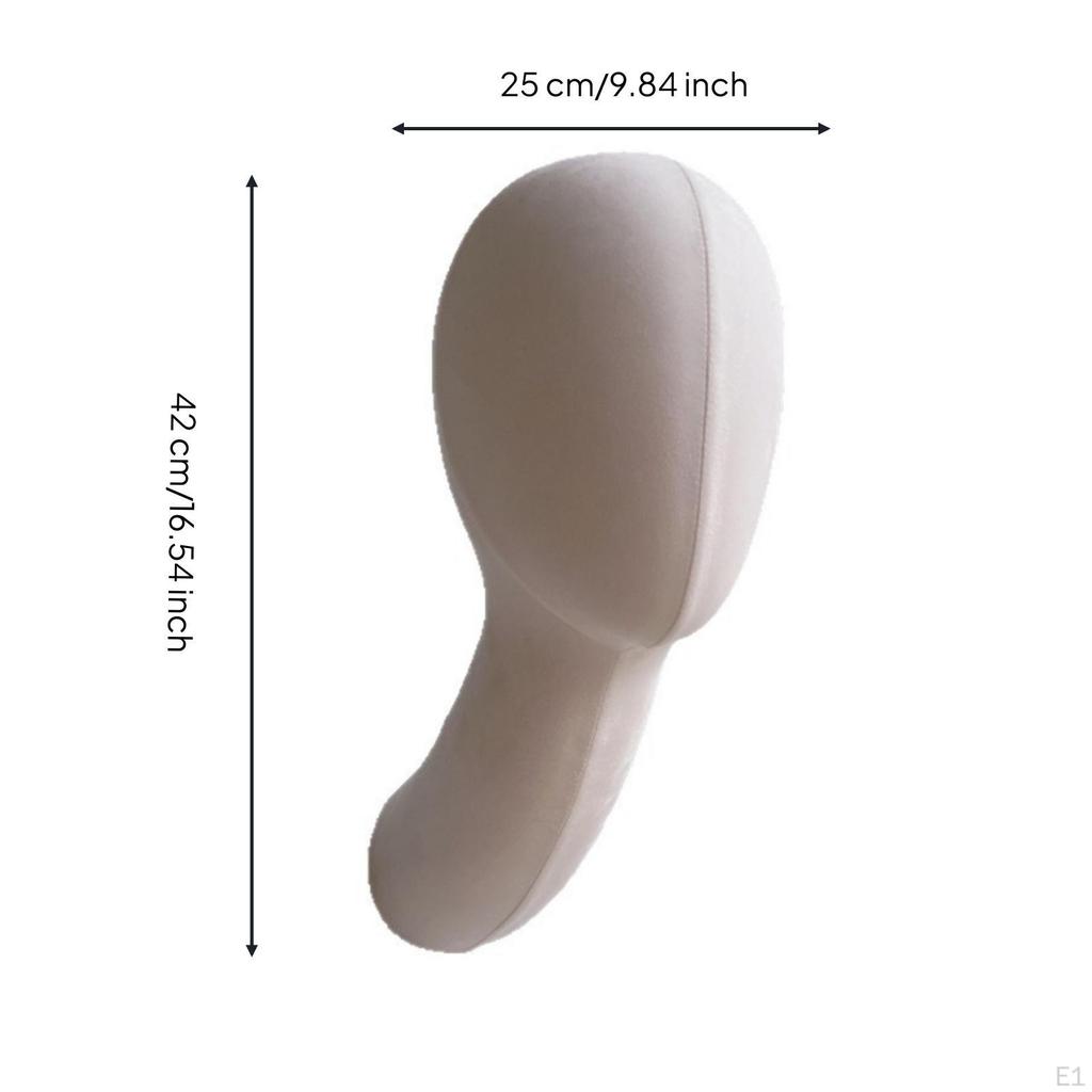 Mannequin Head with Long Neck PinReady Wall Lightweight rack for Milliners, Shop