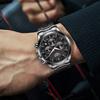 LIGE Business Watches Mens Top Brand Luxury Quartz Wristwatch 3Bar Waterproof Chronograph Luminous Watch for Gentleman Gift+Box