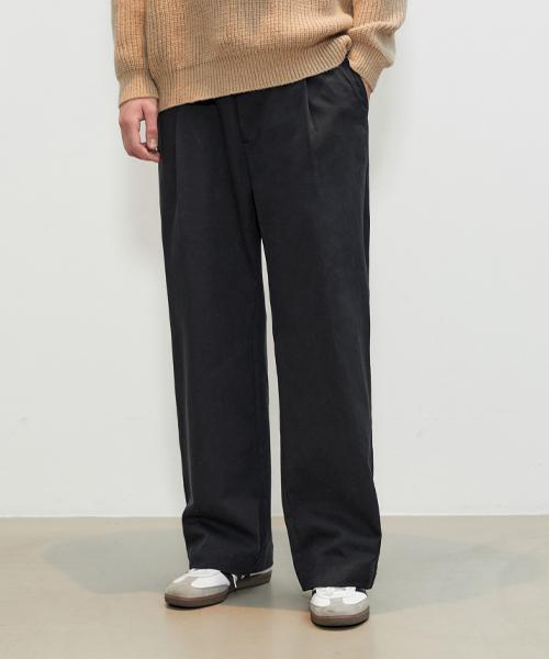 VTWO [Set] Carpenter Cargo Cotton Wide Pants + Daily Wide Elastic Cotton Pants_6 Colors (B Type)