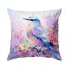 Birds And Flower Print Home Decor Pillowcase Bedroom Living Room Sofa Decor Polyester Cushion Cover