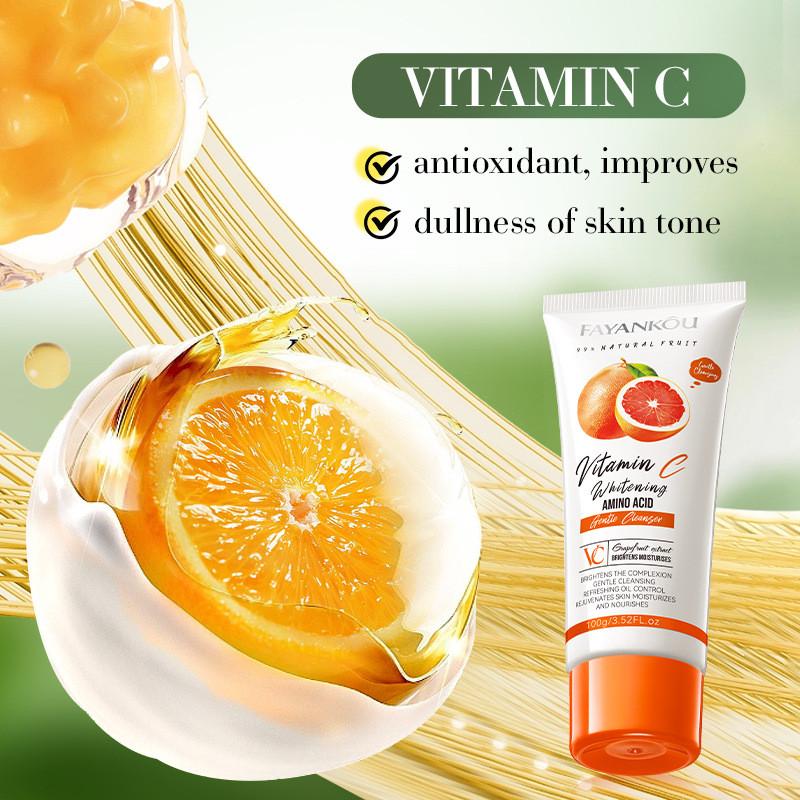 Vitamin Fayankou Grapefruit C Amino Acid Cleanser For Moisturizing And Skin Smoothing