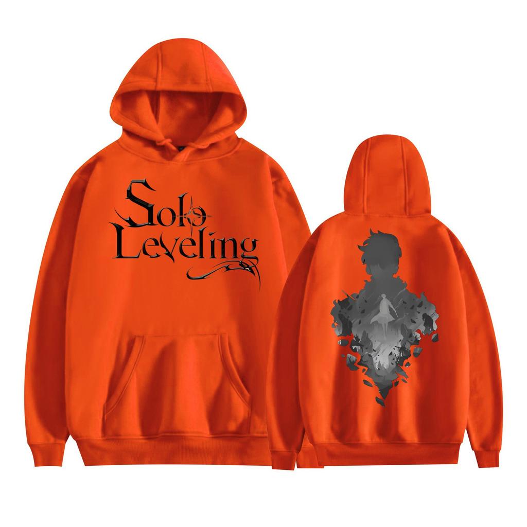Solo Leveling Hooded for Aldult Streetwear Hoodie Cartoon Printed Unisex Hooded Pullover