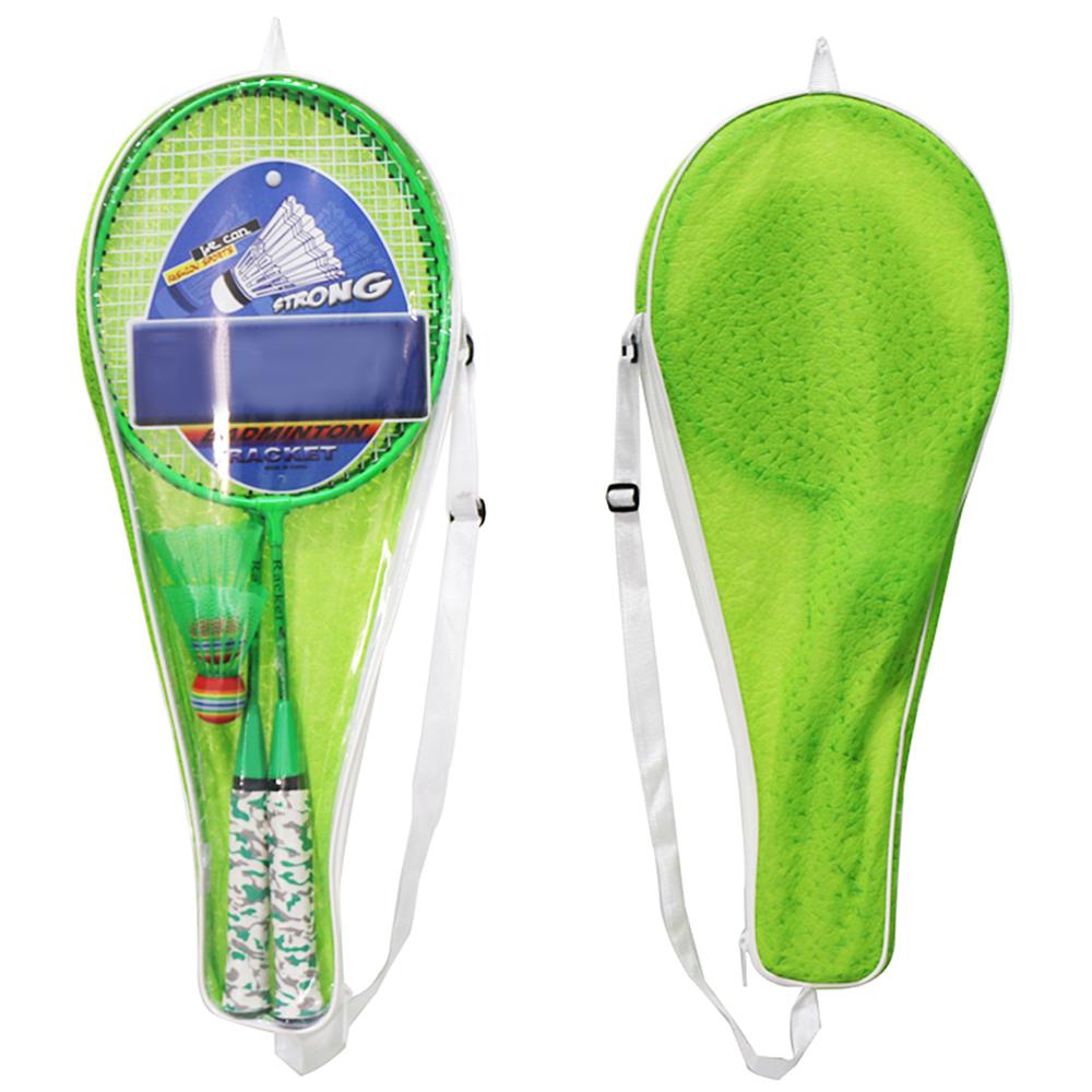 1 Pair Badminton Rackets with Balls 2 Player Badminton Set for Children Indoor Outdoor Sport Game