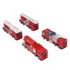 Fire Truck Toy Set Cultivate Safety Awareness Rust Proof Firefighter Play Vehicles For Above 3 Years Old Home Kindergarten