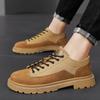 2024 Brand Thick Bottom Designer Ankle Boots Men Outdoor Comfortable Walking Boots High Top Classic  Men Casual Leather Shoes