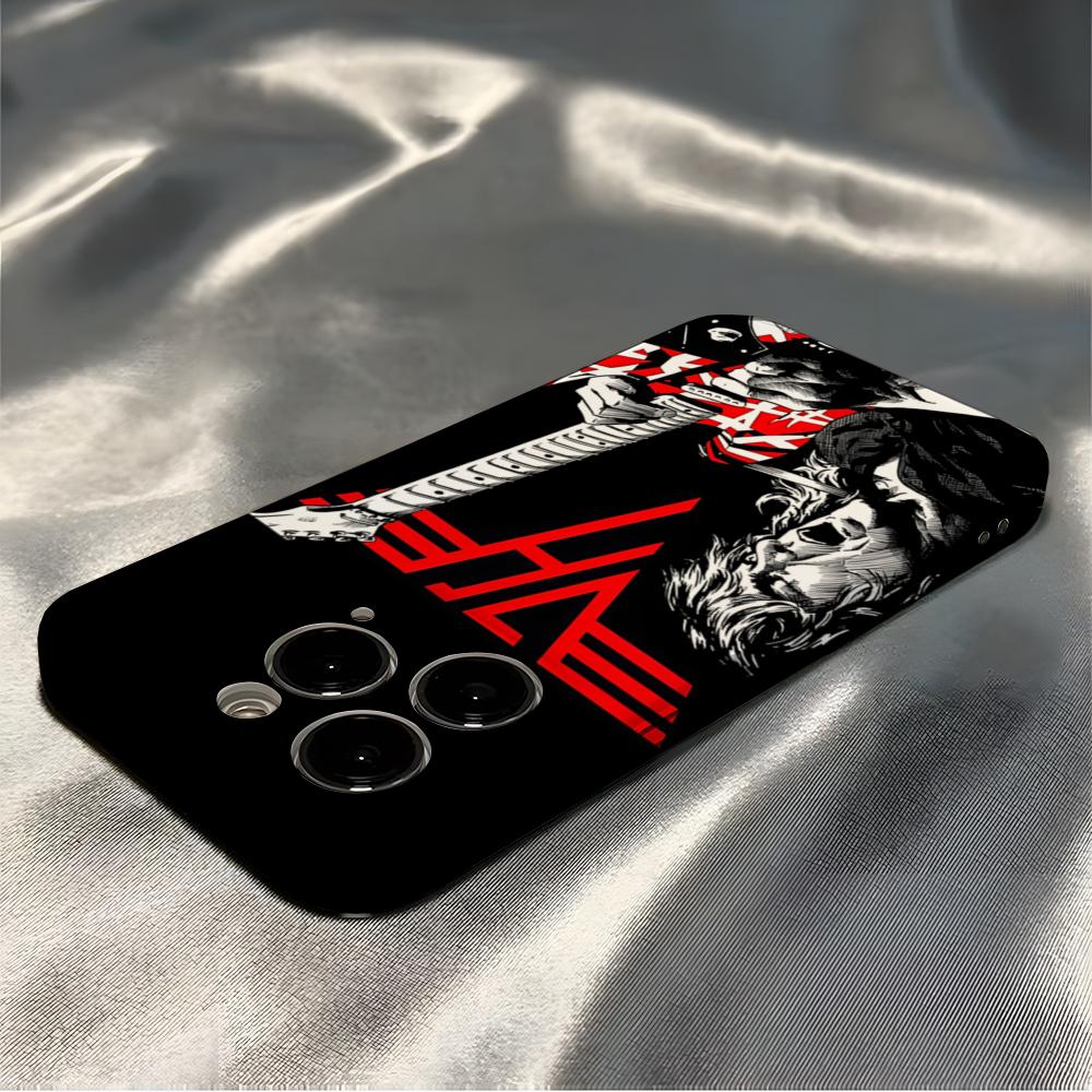 Eddie Van Halen Graphic Guitar Phone Case For Iphone 16 Pro Max 15 Pro 13 14 12 11 8 7 Plus X XR XS Max All Inclusive Cover