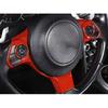 For Toyota 86 Subaru BRZ 2013-2022 Bright Red Steering Wheel Button Cover Trim