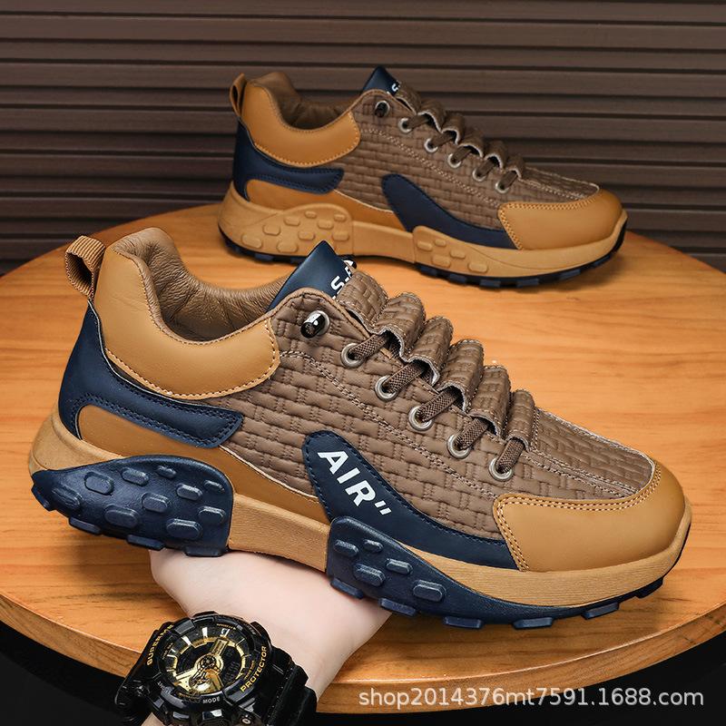 

2025 popular men s shoes autumn new versatile platform Forrest Gump sports board shoes comfortable men s casual dad trendy shoes 44